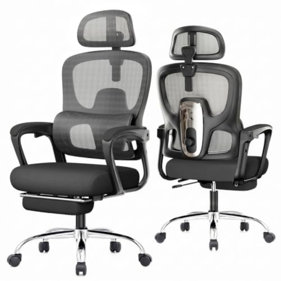 Ergonomic Office Chair - Kursi Kantor Ergonomis dengan Sandaran Kaki