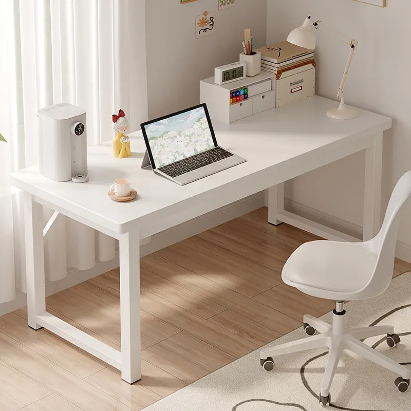 Home Office Work Table - Meja Komputer Persegi Panjang Kecil Sederhana