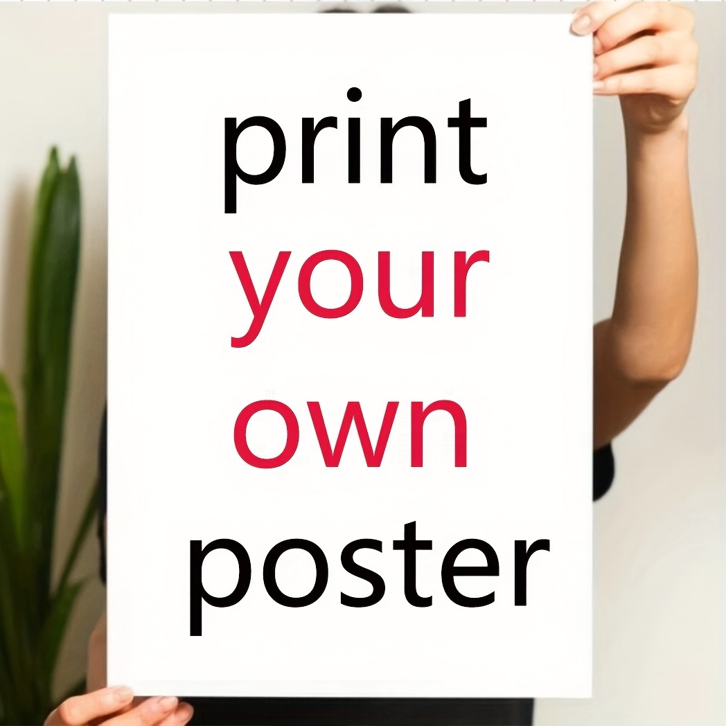 Home Office Logo - 1 buah poster dinding kain tanpa