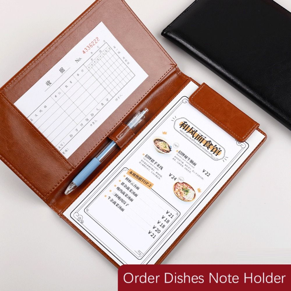Document Scanner Portable - Slot Penyimpanan Folder File A6 Kulit