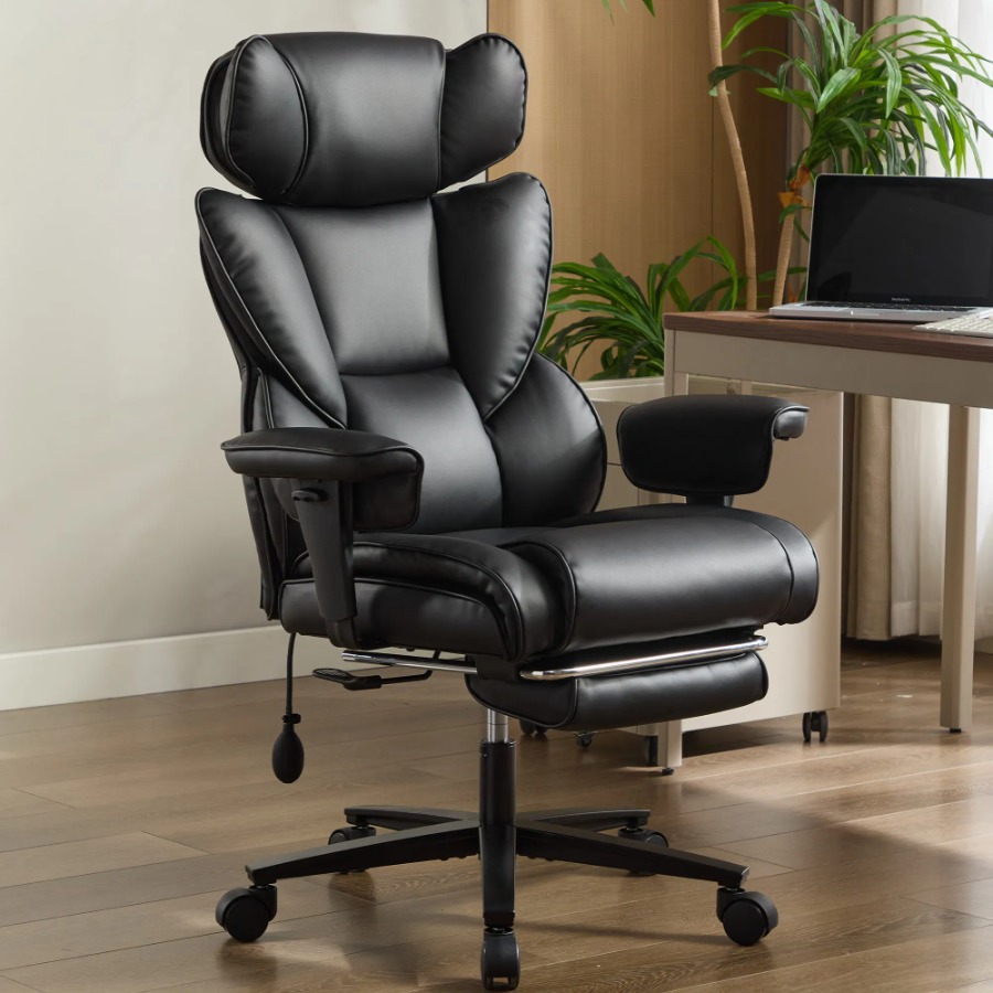 Ergonomic Office Chair - Kursi Kantor dengan Sandaran Kaki dan