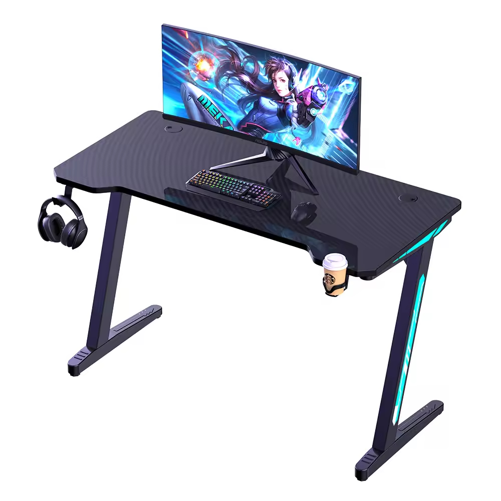Home Office Work Table - Meja Gaming Bentuk Z 47 inci,
