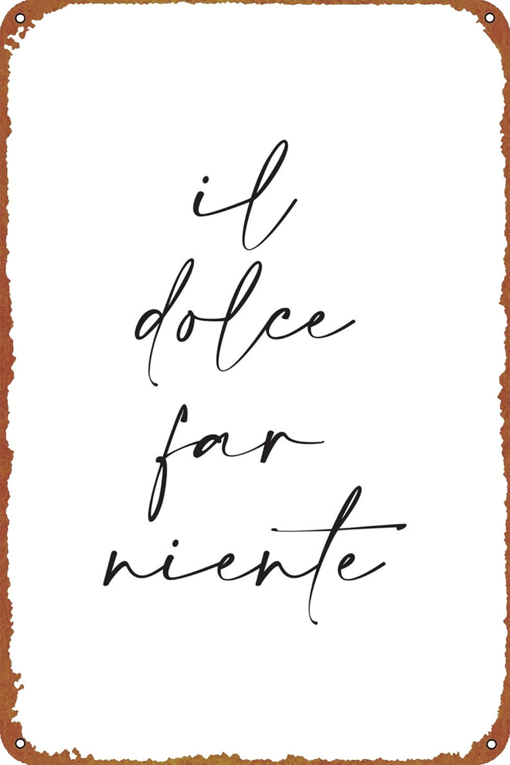 Home Office Logo - 1p,KIVYYB Il Dolce Far Niente Logo