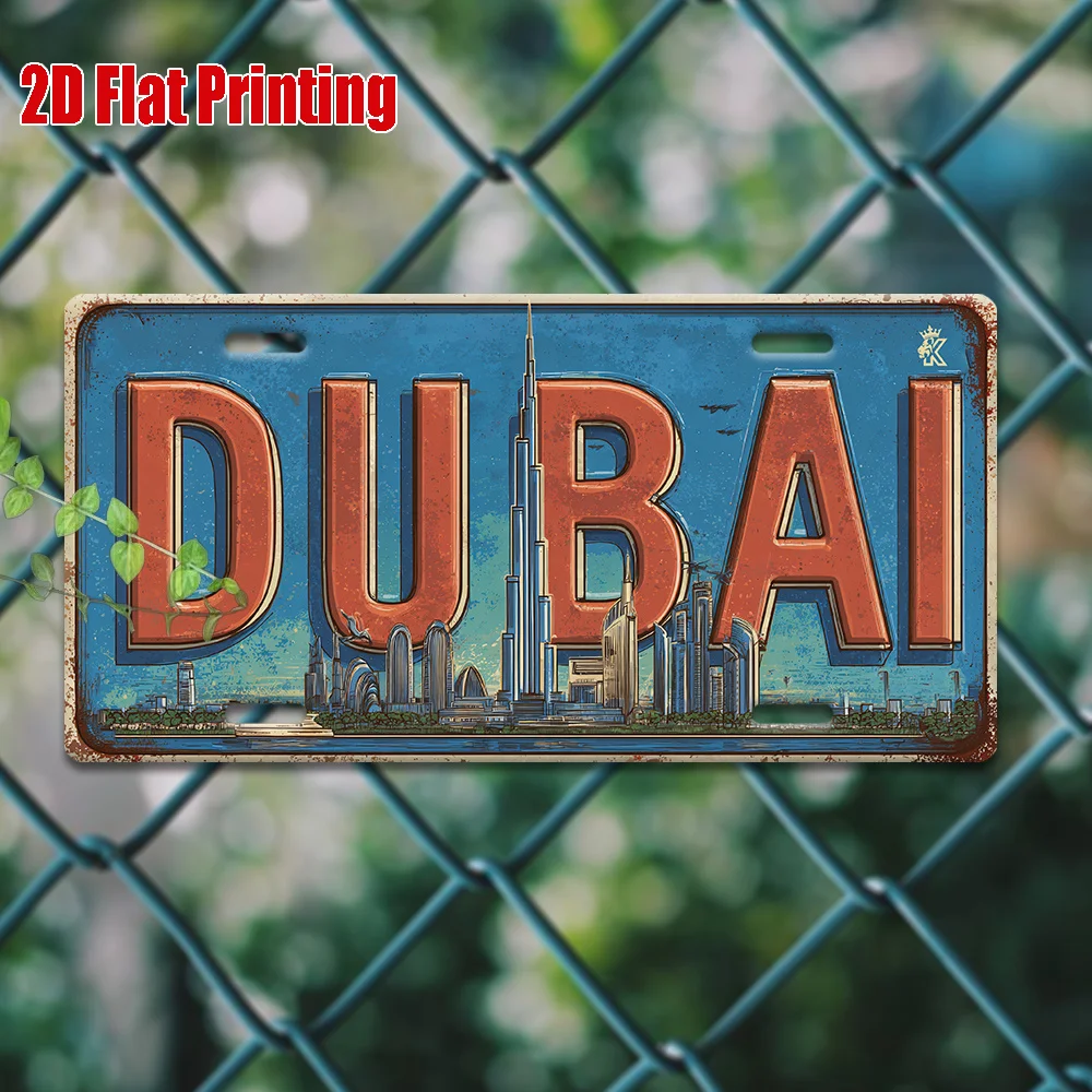 Home Office Dubai - Dekorasi Dinding Besar Bergaya Retro dengan