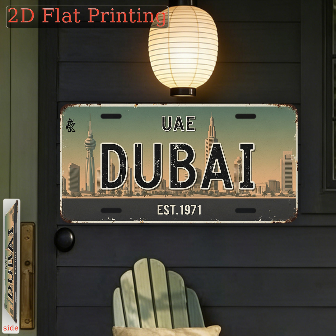 Home Office Dubai - Papan Nama Dubai UAE EST.1971 -