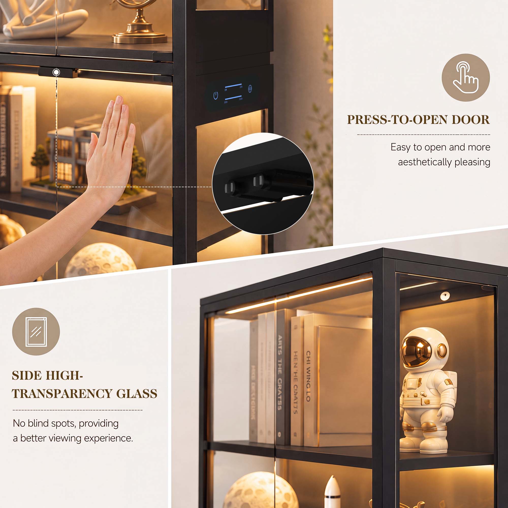 TCGBKAF Lemari Pajangan 5 Ting - Home Office Or ulasan dan harga
