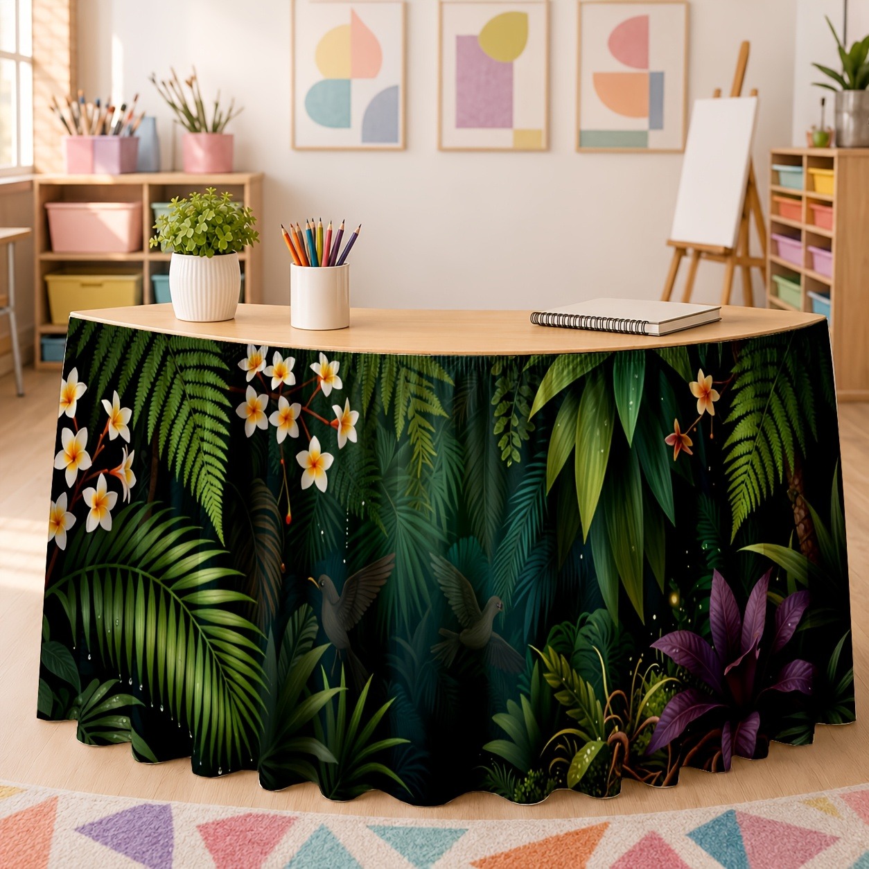 Dekorasi tanaman eksotis berwa - Home Office Work Table ulasan dan harga