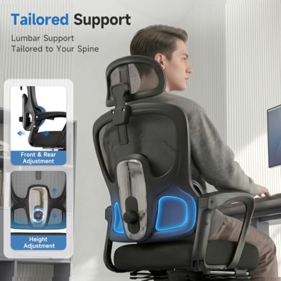 Kursi Kantor Ergonomis dengan  - Ergonomic Office Chair ulasan dan harga