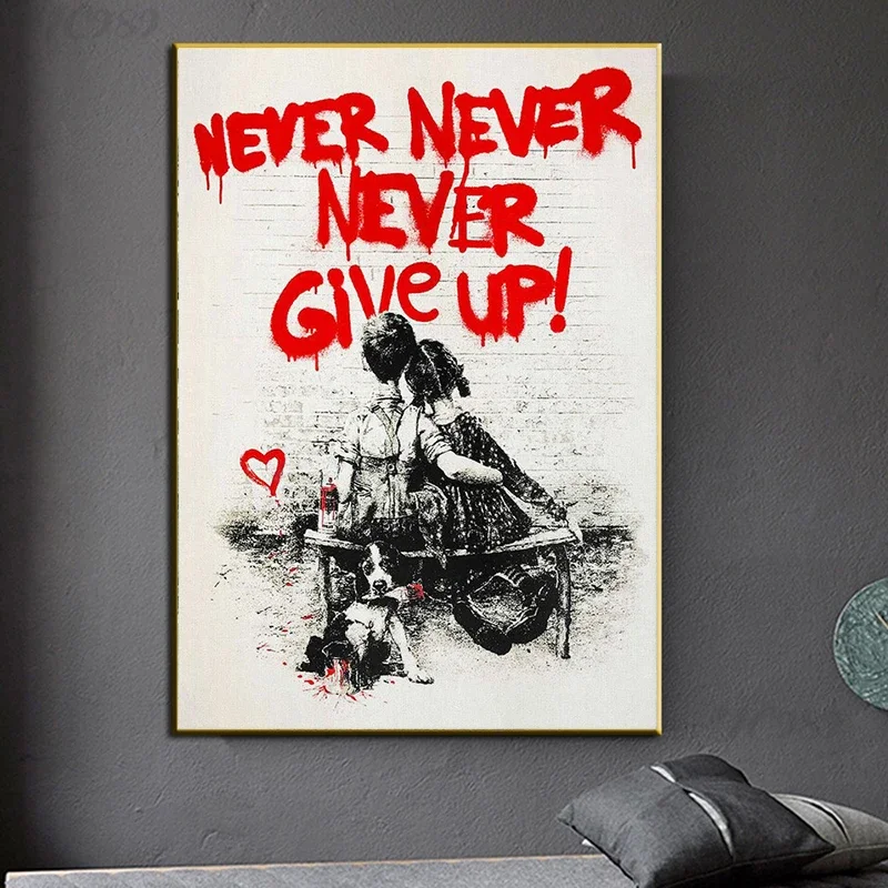 Seni Dinding Grafiti Banksy, J - Home Office Room Inspiration ulasan dan harga