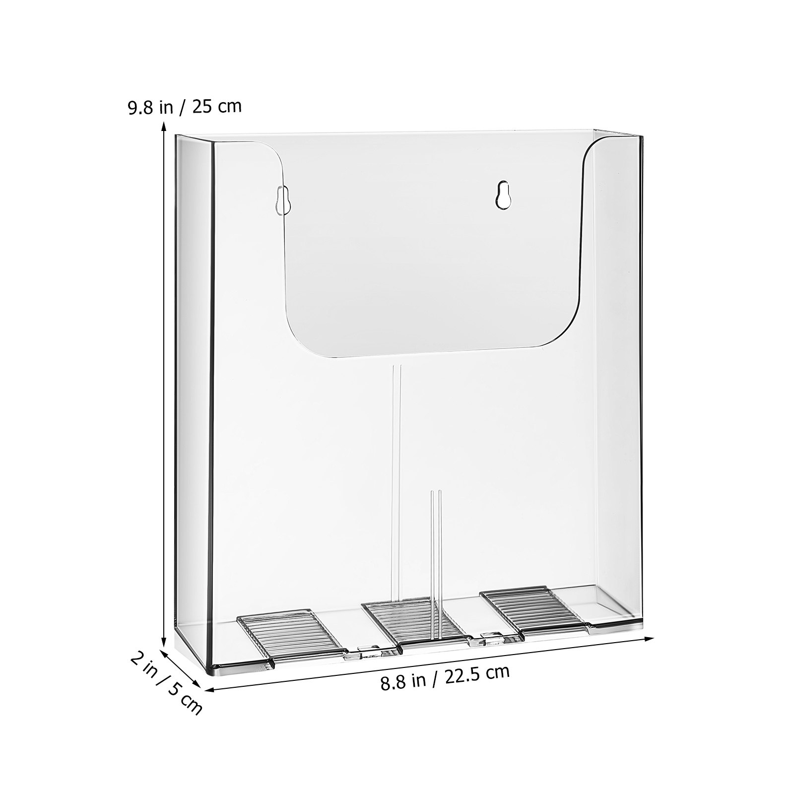 4 Buah Rak Dinding Akrilik unt - Document Holder Stand ulasan dan harga