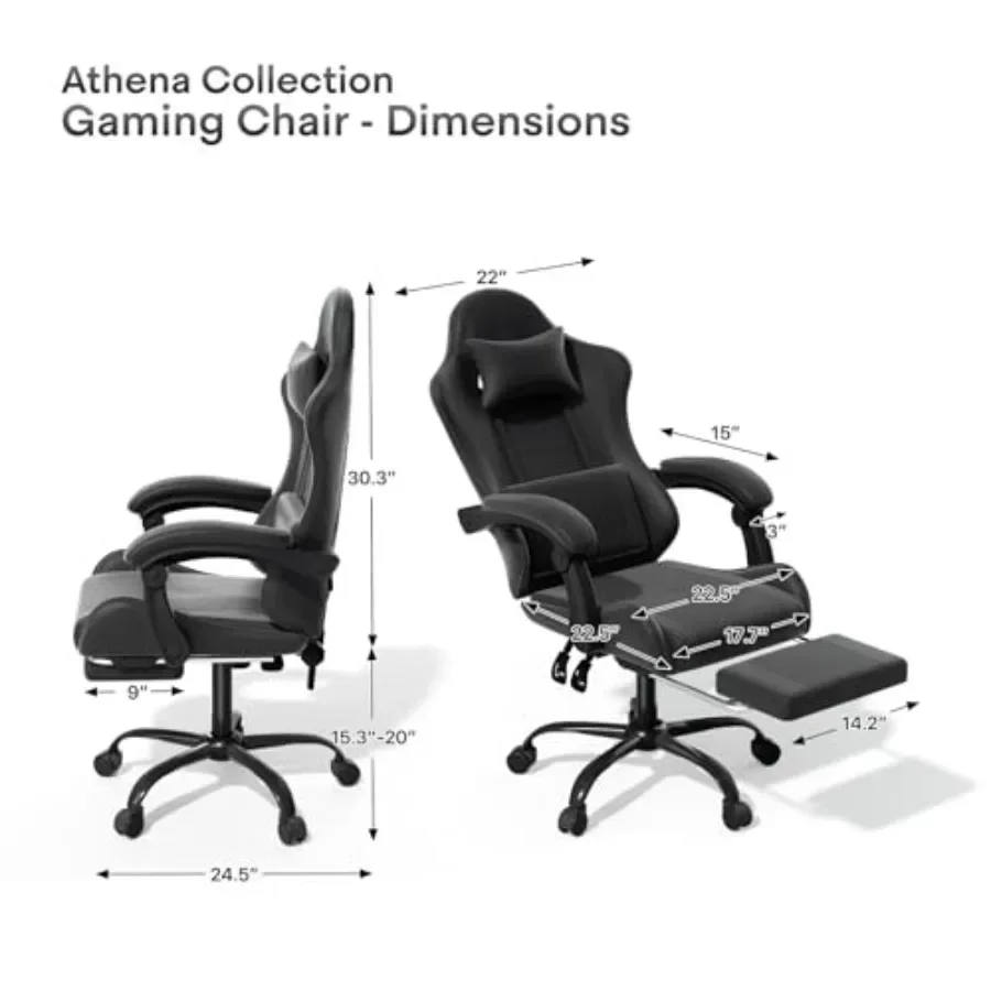 Kursi Gaming Ergonomis dengan  - Ergonomic Office Chair ulasan dan harga