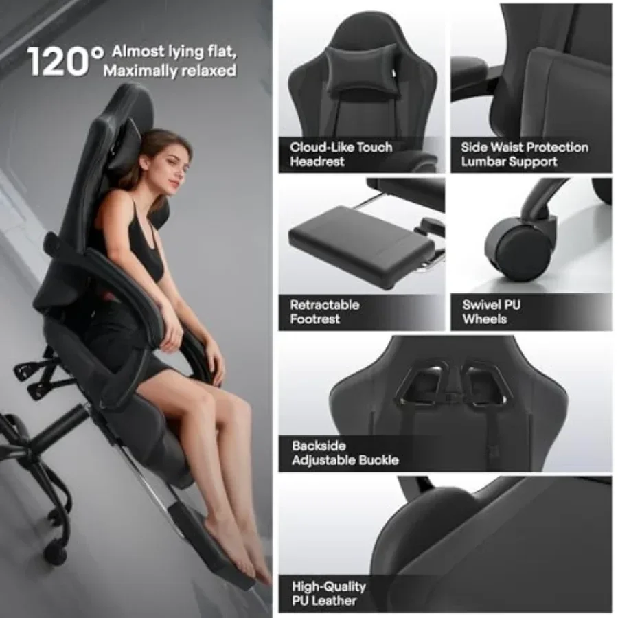 Kursi Gaming Ergonomis dengan  - Ergonomic Office Chair ulasan dan harga