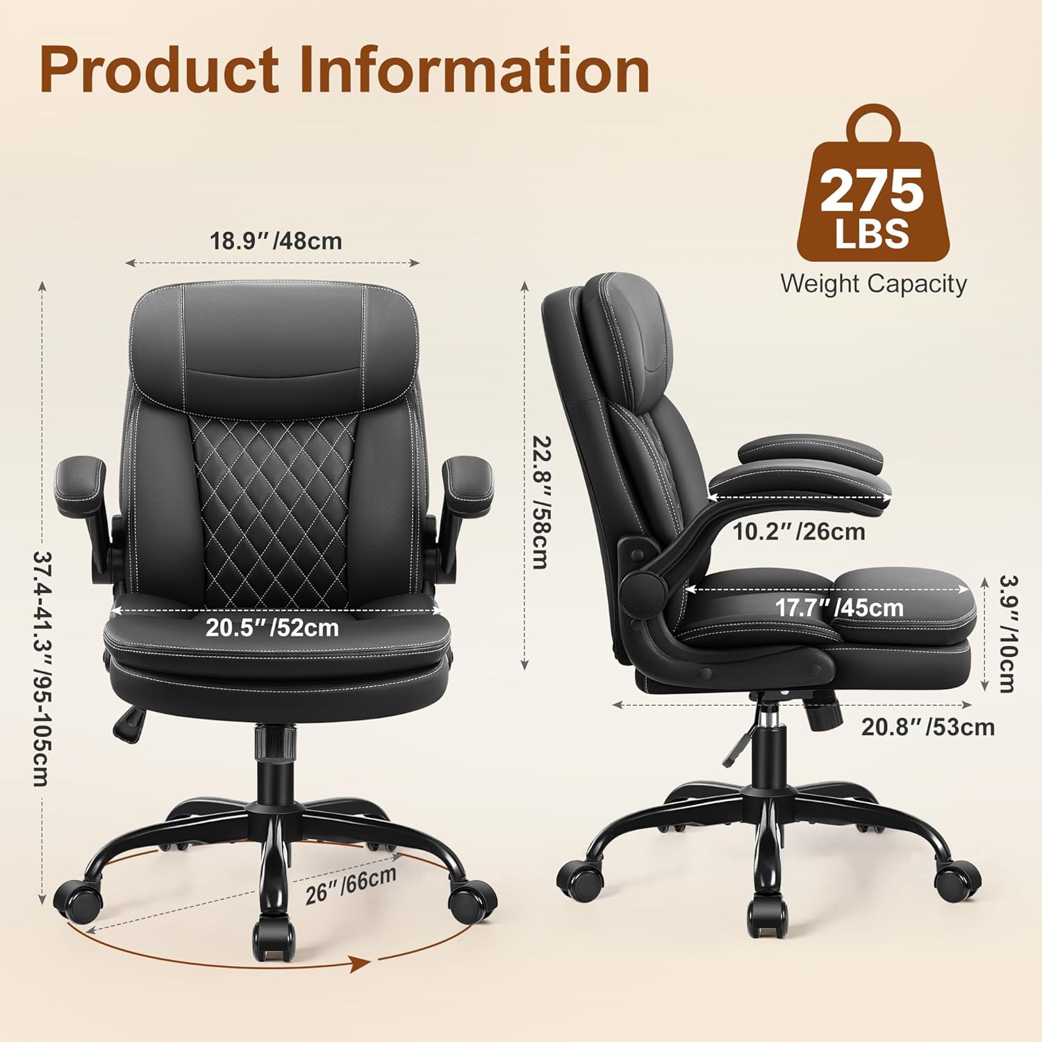 Kursi Kantor Ergonomis dengan  - Ergonomic Office Chair ulasan dan harga