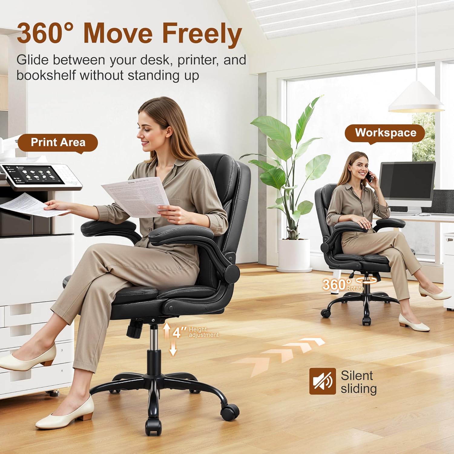 Kursi Kantor Ergonomis dengan  - Ergonomic Office Chair ulasan dan harga