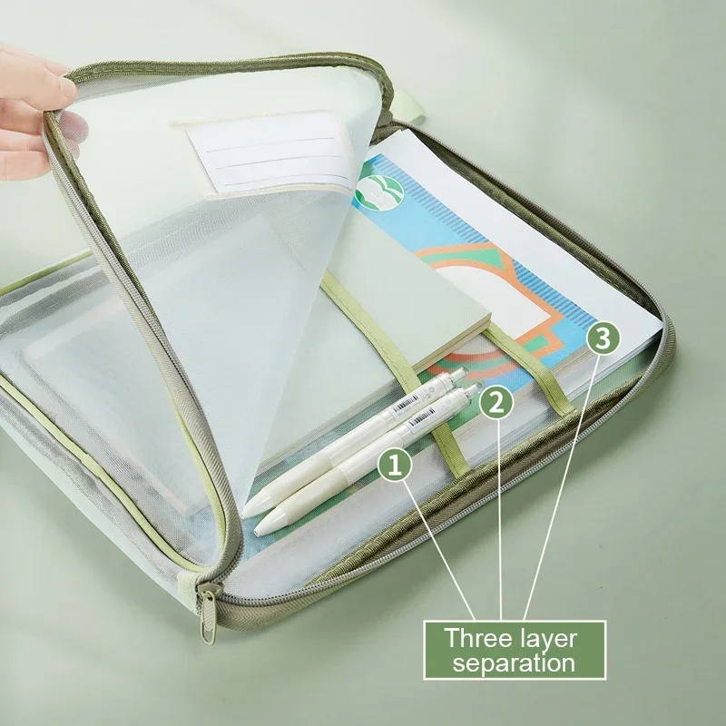 Tas Dokumen Jaring Transparan  - Document Scanner Portable ulasan dan harga