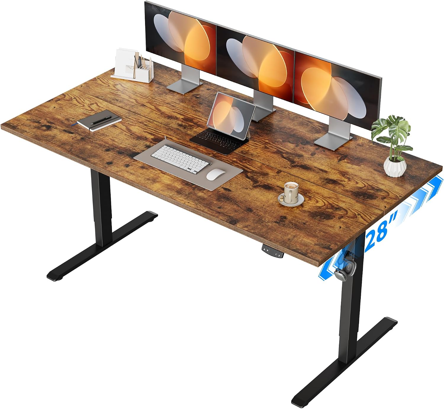 Meja Berdiri Elektrik, Meja ya - Home Office Work Table ulasan dan harga
