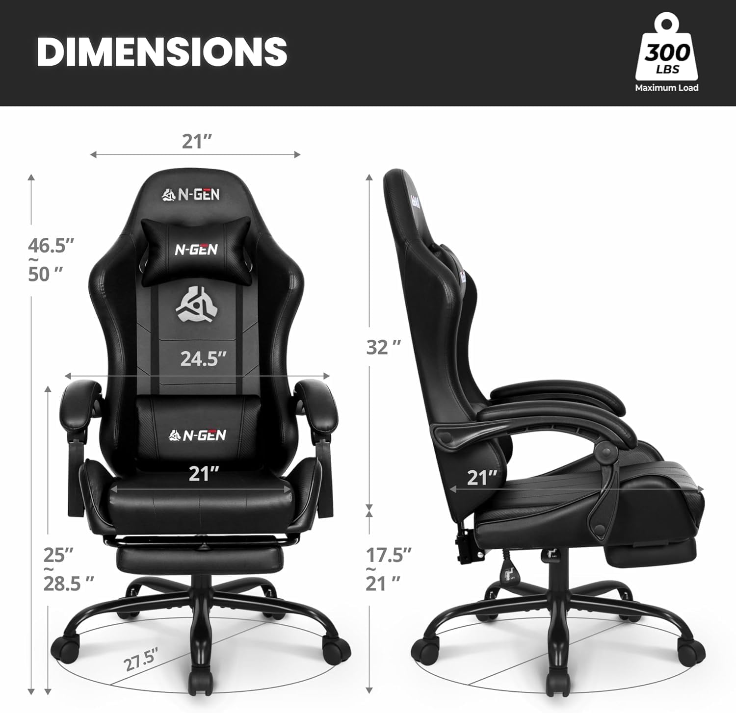 Kursi Gaming dengan Sandaran K - Ergonomic Office Chair ulasan dan harga