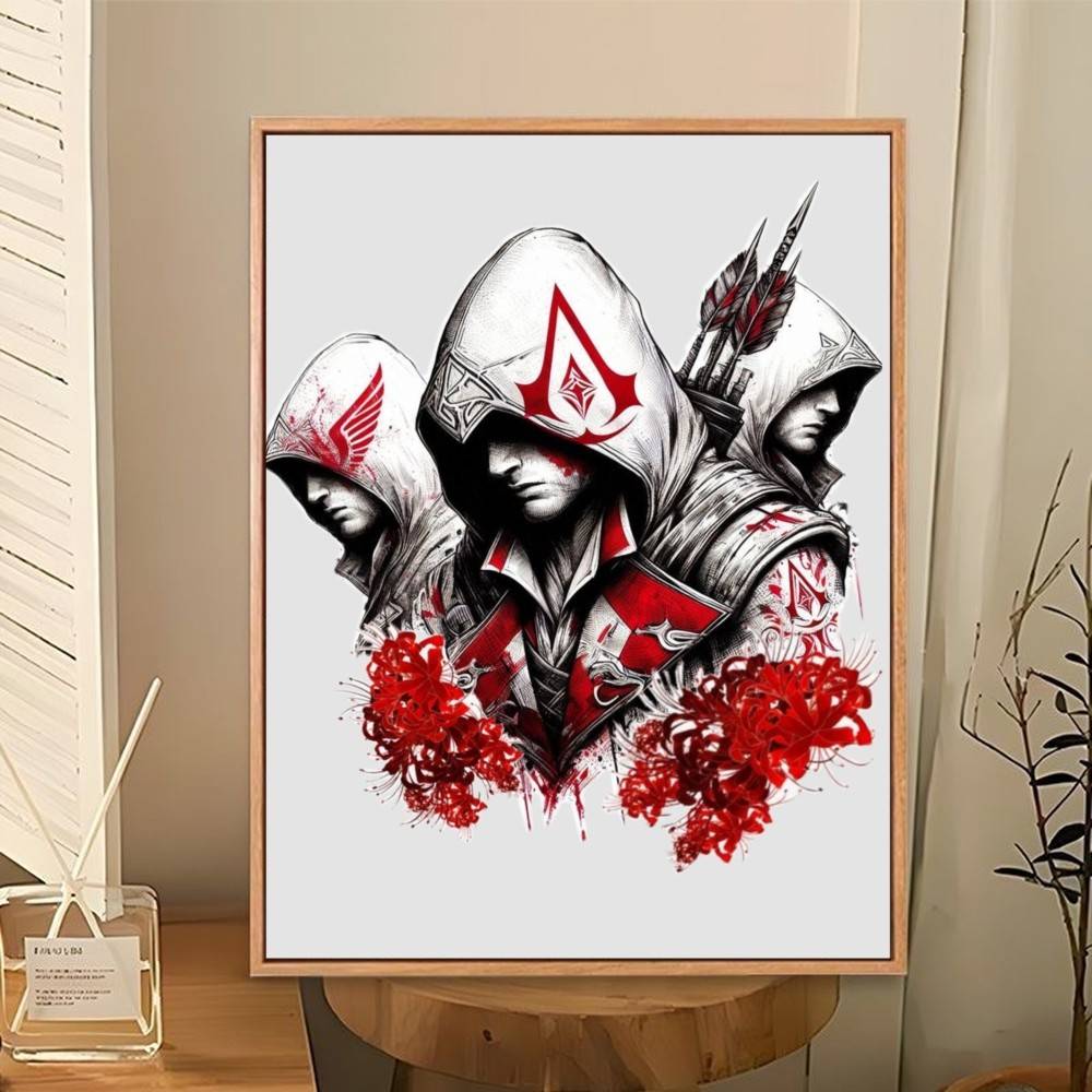 Poster logo Assassin's Creed,  - Home Office Logo ulasan dan harga