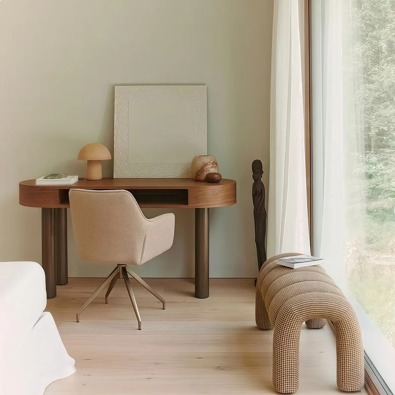 Meja Kerja Kayu Solid Prancis  - Home Office Work Table ulasan dan harga