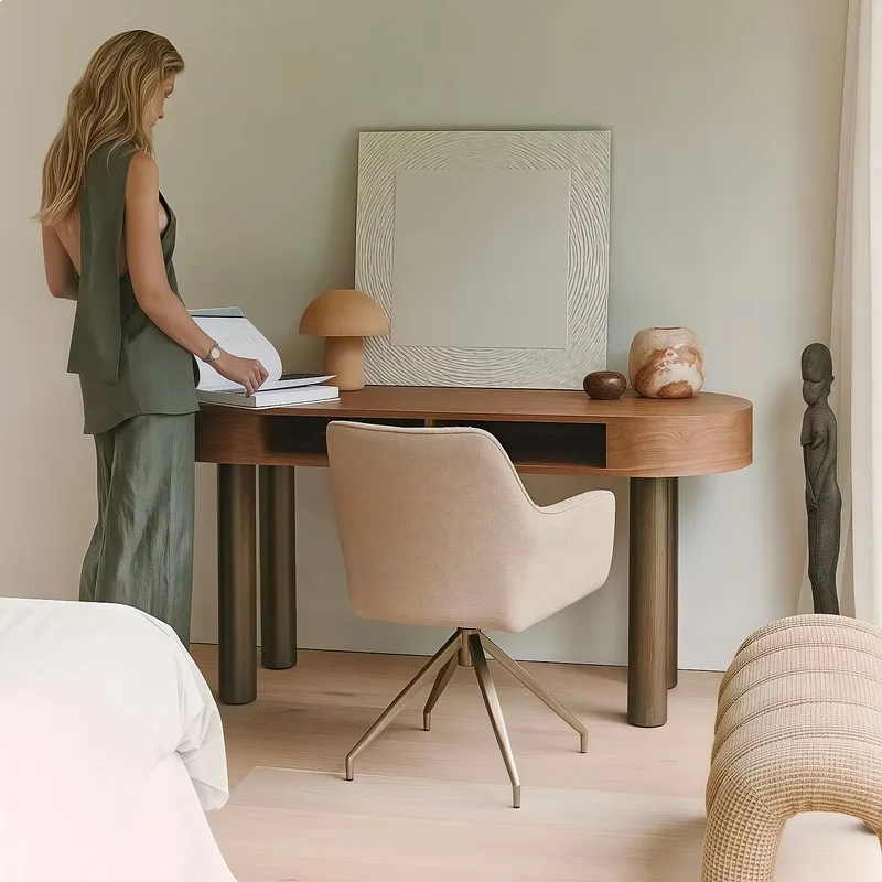 Meja Kerja Kayu Solid Prancis  - Home Office Work Table ulasan dan harga