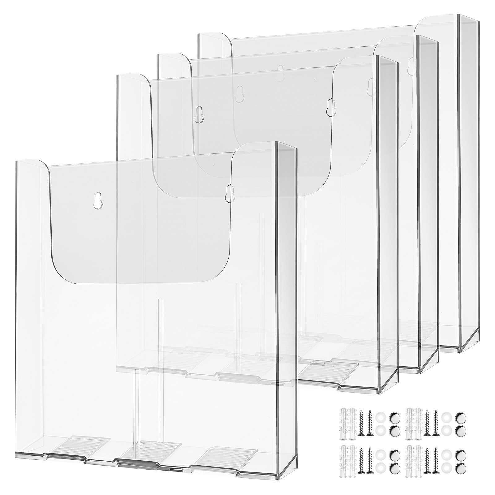 4 Buah Rak Brosur Dinding Akri - Document Holder Stand ulasan dan harga