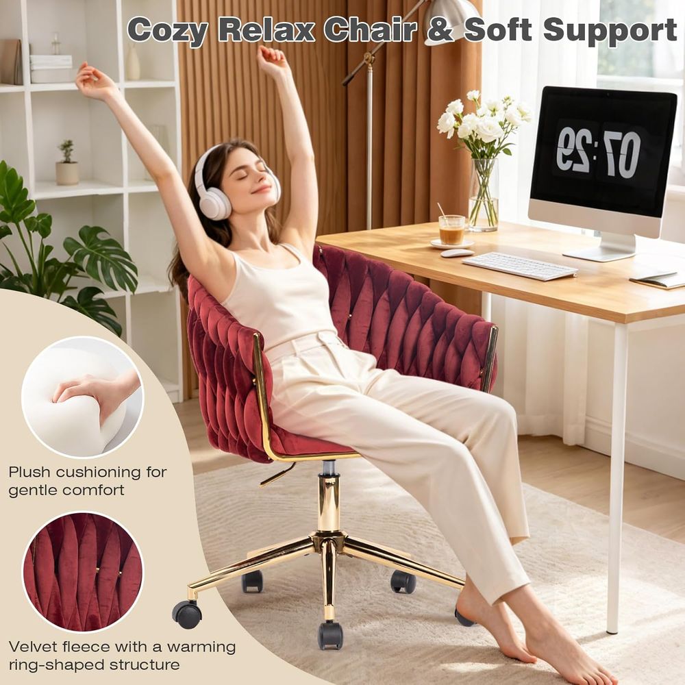 Kursi Kantor Beludru, Kursi Ri - Home Office Or ulasan dan harga