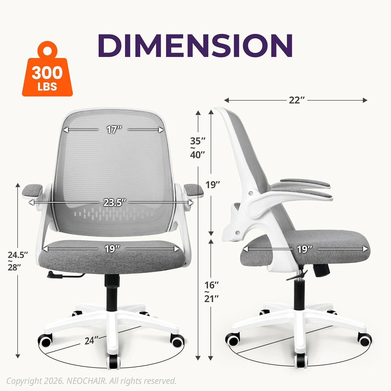 Kursi Kantor Ergonomis Berbaha - Ergonomic Office Chair ulasan dan harga