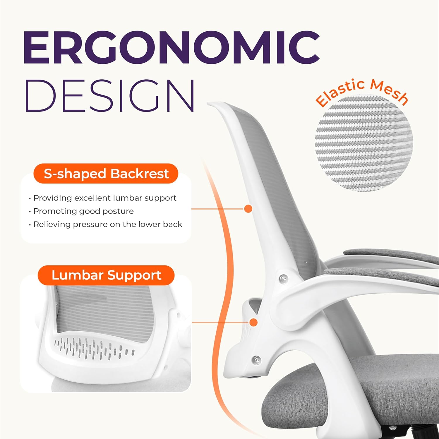 Kursi Kantor Ergonomis Berbaha - Ergonomic Office Chair ulasan dan harga
