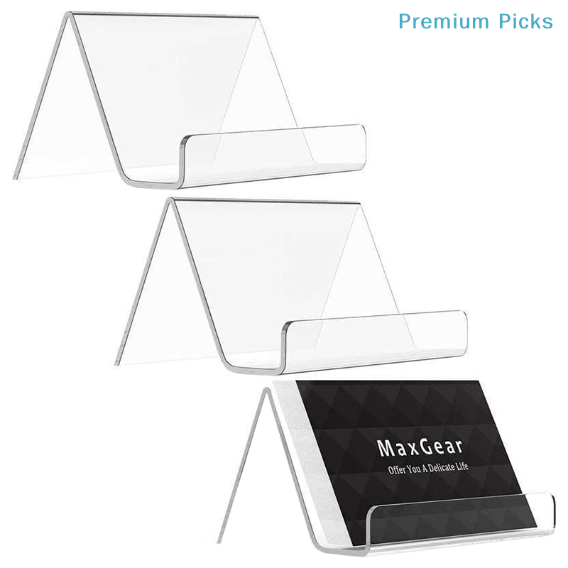 Tempat Kartu Nama Akrilik Tran - Document Holder Stand ulasan dan harga