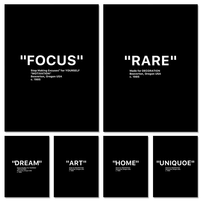Poster Kanvas Cetak HD Kutipan - Home Office Room Inspiration ulasan dan harga