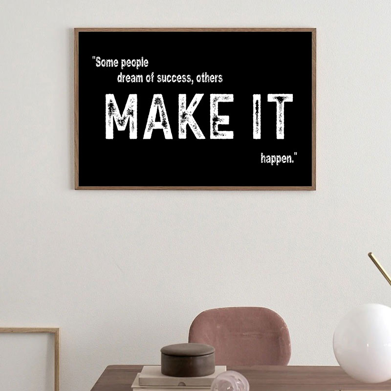 Seni Kanvas Inspirasional Hita - Home Office Room Inspiration ulasan dan harga
