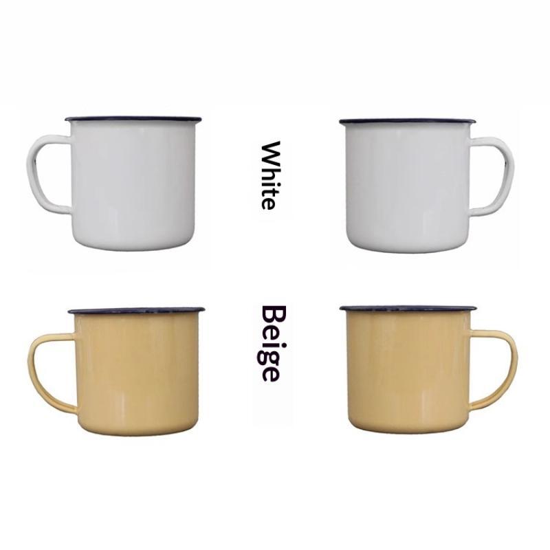 【M】Gelas Minum Enamel Berbagai - Home Office Logo ulasan dan harga