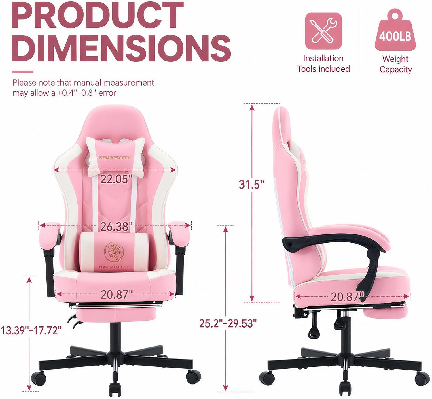 Kursi Gaming Ergonomis dengan  - Ergonomic Office Chair ulasan dan harga