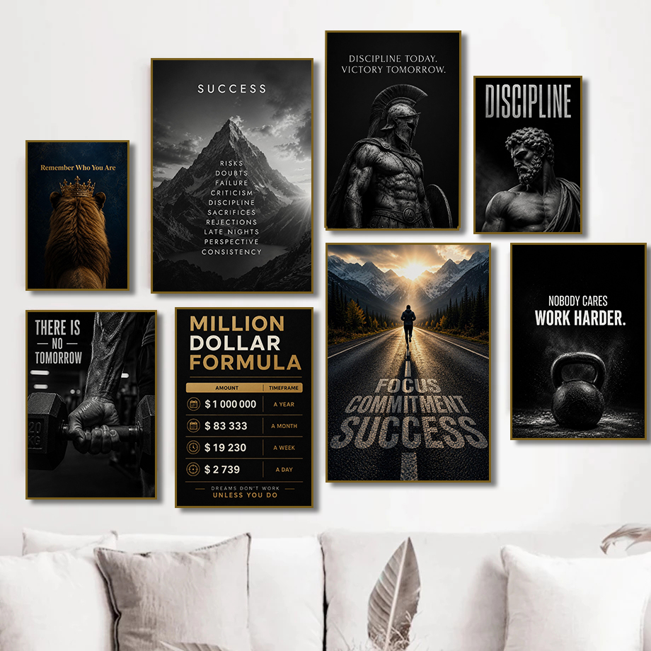 Poster Motivasi Keberhasilan K - Home Office Room Inspiration ulasan dan harga