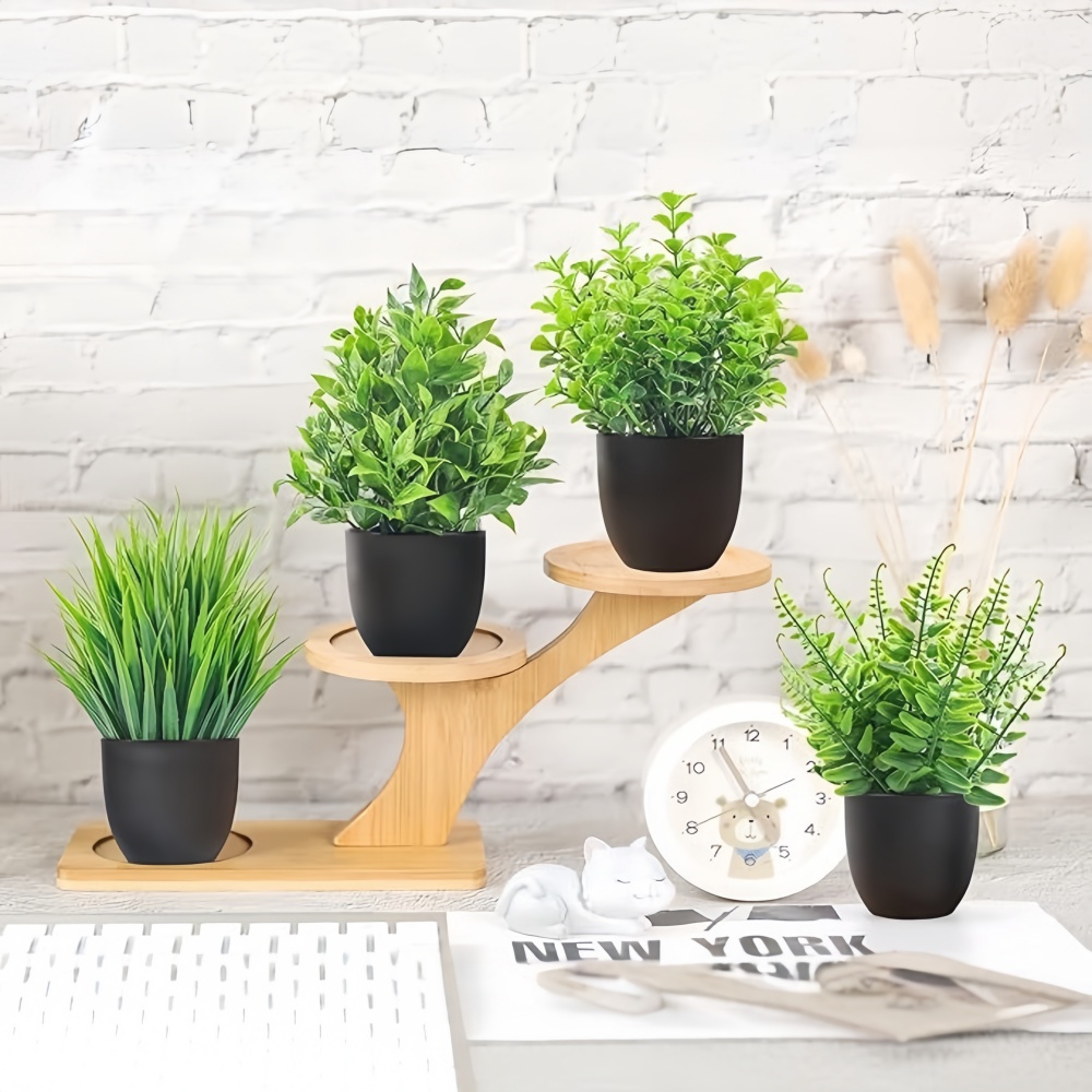 4 Buah/Set Tanaman Buatan Mini - Home Office Layout ulasan dan harga