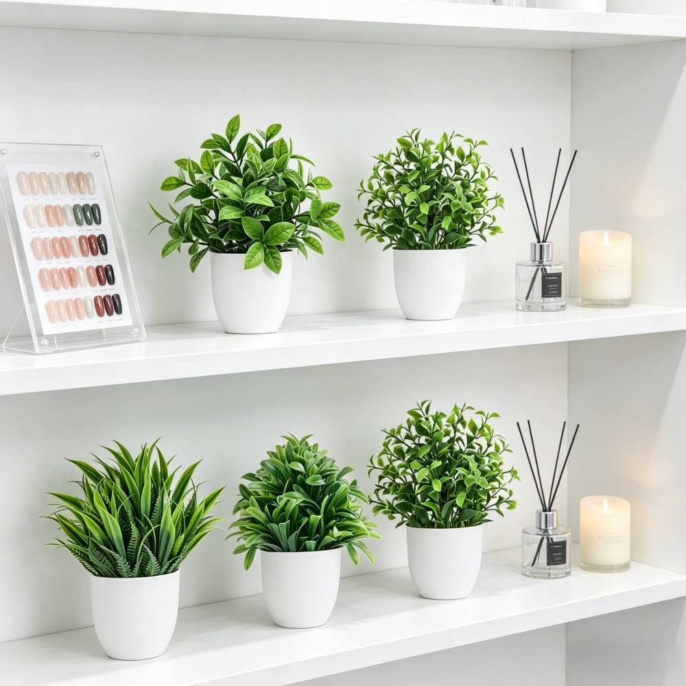 4 Buah/Set Tanaman Buatan Mini - Home Office Layout ulasan dan harga