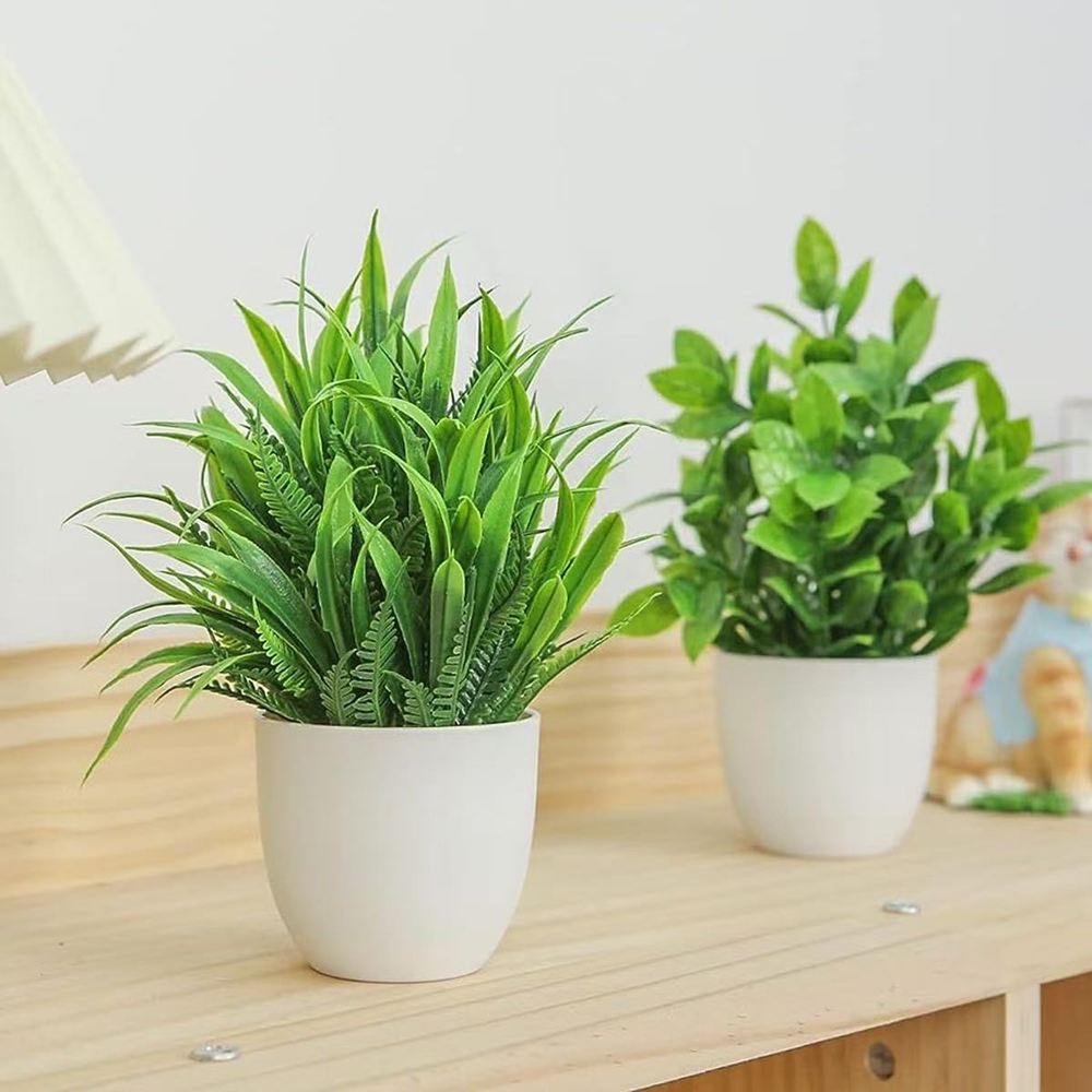 4 Buah/Set Tanaman Buatan Mini - Home Office Layout ulasan dan harga