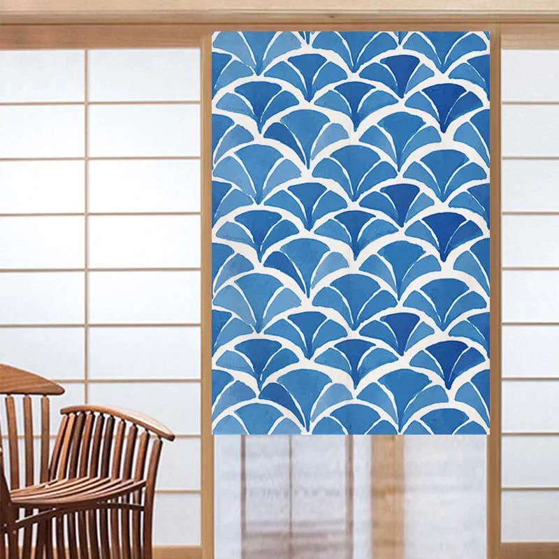 VIKAMA Ukiyo-E Tirai Noren Ter - Home Office Room Inspiration ulasan dan harga