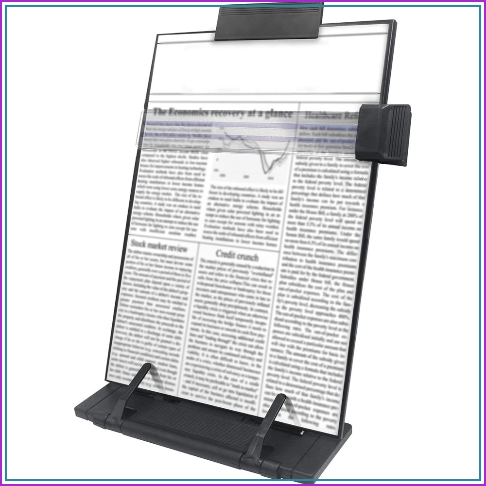 Penyangga Dokumen Meja 7 Posis - Document Holder Stand ulasan dan harga